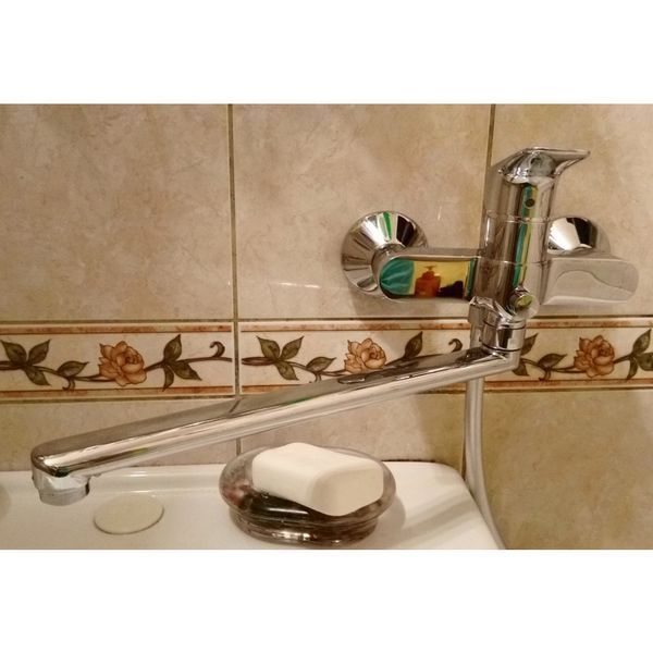 Змішувач для ванни Hansgrohe 71402000 Logis, З Довгим Виливом 344345 фото
