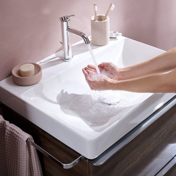 Змішувач для раковини Hansgrohe 73310000 Tecturis S з Д/К, Хром 539451 фото