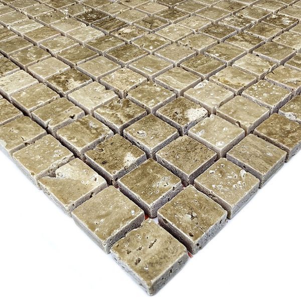 Мозаїка Mozaico De Lux Cl-Mos Cclayrk23008 Brown Mini Stone 30.5x30.5 см 547419 фото