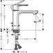 Змішувач для раковини Hansgrohe 72589000 Rebris E 110 Coolstart Ecosmart з д/к, Хром 551226 фото 2