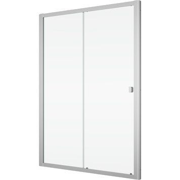 Душові двері Ronal D20S21204007 Arelia Одностворчаті 1200мм, Скло Прозоре, Проф.Срібний Полір. 570837 фото