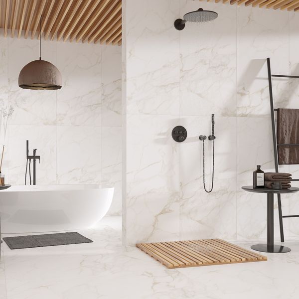 Керамограніт Golden Tile Imperial Білий 3G0580 60x60 см 589139 фото