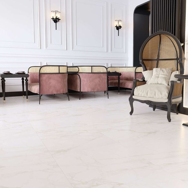 Керамограніт Golden Tile Imperial Білий 3G0580 60x60 см 589139 фото