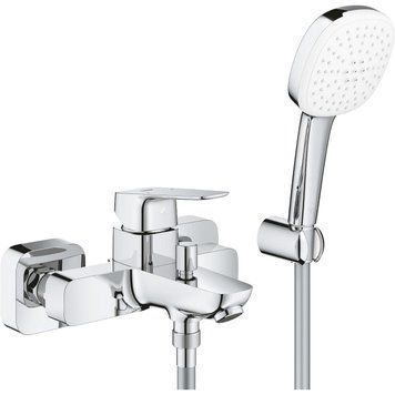 Змішувач для ванни Grohe 1018140000 Cubeo З Ручним Душем, Хром 574088 фото
