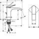 Змішувач для раковини Hansgrohe 75020670 Vivenis З Д/К, Чорний Матовий 497307 фото 2
