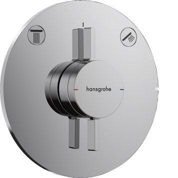 Змішувач для душу Hansgrohe 75418000 Duoturn S на 2 Споживачі, Хром 539572 фото