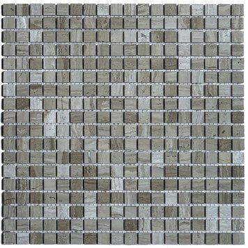 Мозаїка Mozaico De Lux Cl-Mos Cclayrk23001 Темно-сірий 30.5x30.5 см 547404 фото