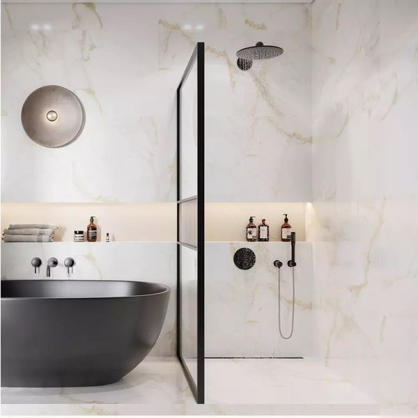 Керамограніт Ceramica Deseo Calacatta Oro Білий 2G0580 60x60 см 578703 фото