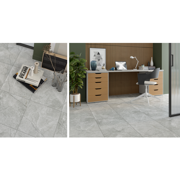 Керамограніт Cersanit Bastion Light Grey Matt 42x42 см 580673 фото