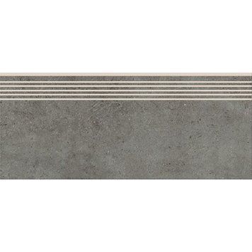 Плитка для сходів Cersanit Highbrook Steptread Темно-сірий 59.8x29.8 см 464509 фото