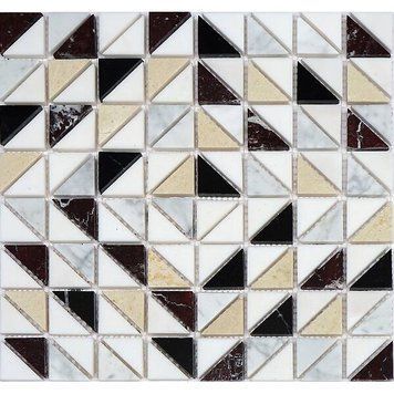 Мозаїка Mozaico De Lux Cl-Mos Cclayrk25009 Cube Warm 30x30 см. 601480 фото