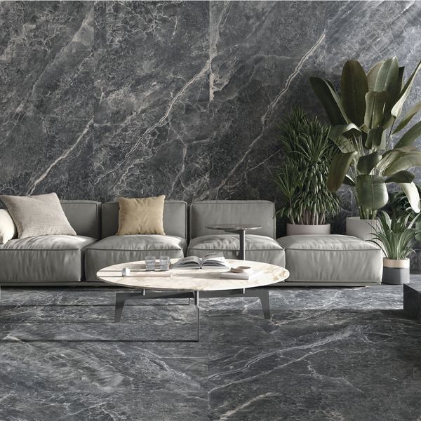 Керамограніт Baldocer Electra Black Natural 120x60 см ректифікована 583666 фото