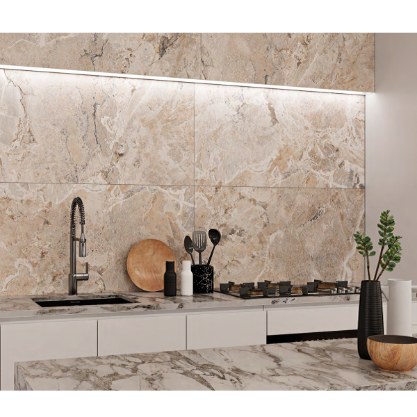 Керамограніт Cersanit Pulsar Beige Matt Rect 119.8x59.8 см 575022 фото
