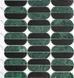 Мозаїка Mozaico De Lux Cl-Mos Cclayrk25006 Oval Black 30x30 см. 598097 фото 1