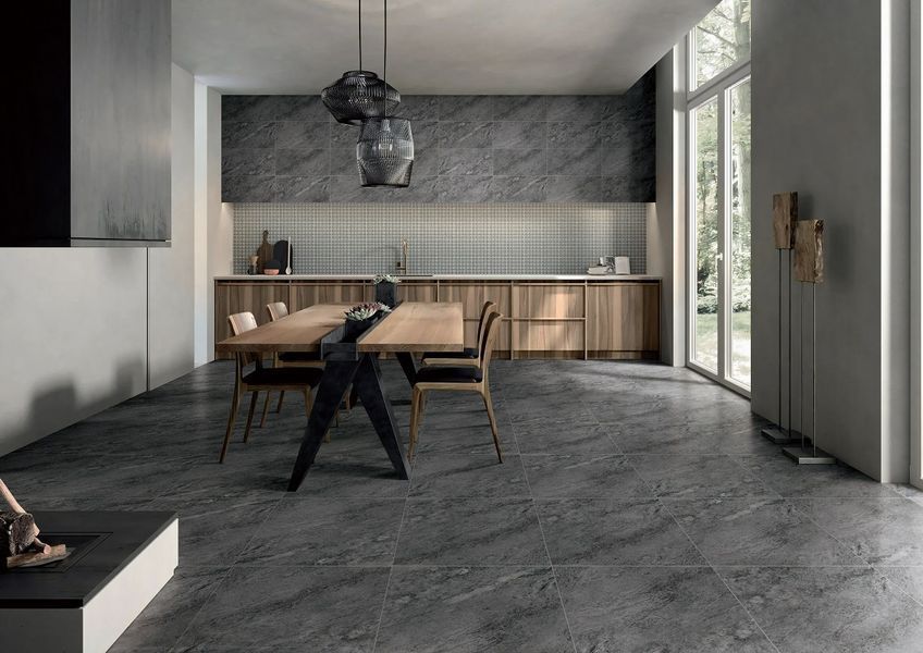 Керамограніт Megagres Gsd1832 Solid Dark Grey 60x60 см 587466 фото