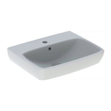 Раковина Geberit 500.290.01.7 Selnova Square 55см, білий глянець 538904 фото