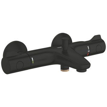 Змішувач термостатичний Grohe 1022032430 Grohtherm 800 Cosmopolitan Для Ванни, Чорний Матовий 563308 фото