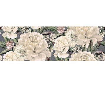 Керамічна плитка Cersanit Gracia Flower Сірий 60x20 см сатинова 531260 фото