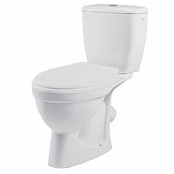 Унітаз компакт Kolo 209905UA Antysplash, к/в, бачок 3/6л, н/п води, з кришкою із поліпропілену (білий) 531536 фото