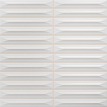 Керамічна плитка Ceramica Deseo Arrow White Brillo 20x20 см 579368 фото