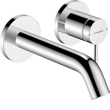 Змішувач для раковини Hansgrohe 73350000 Tecturis S EcoSmart 16,5 cm, Зовнішня частина (хром) 544550 фото