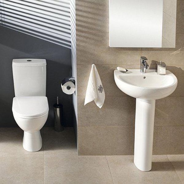 Унітаз компакт Kolo 2395050UA STATUS косий випуск, бачок 3/6 л, н/п, кришка Duroplast, Soft close, Click2Clean 491495 фото