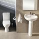 Унітаз компакт Kolo 2395050UA STATUS косий випуск, бачок 3/6 л, н/п, кришка Duroplast, Soft close, Click2Clean 491495 фото 3