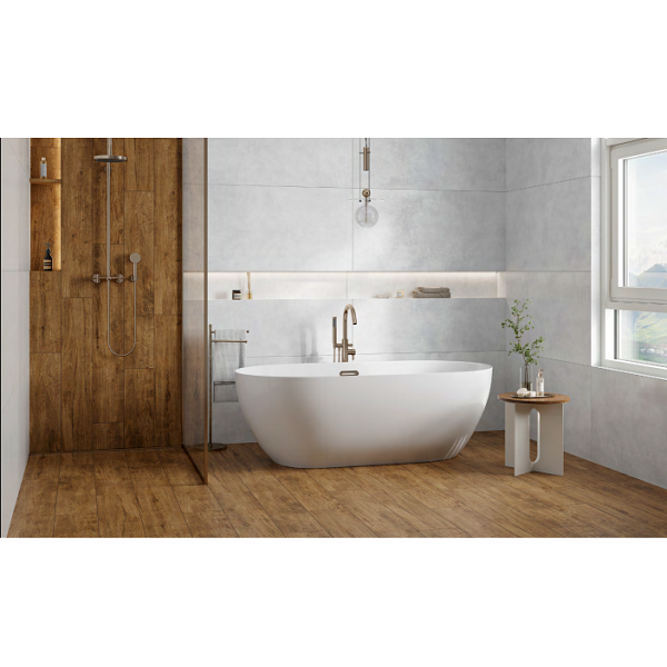 Керамограніт Cersanit Brantwood Brown Matt Rect 119.8x19.8 см 578848 фото