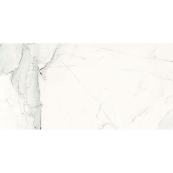 Керамограніт Opoczno Calacatta Monet White Satin Rect 119.8x59.8 см 535782 фото