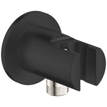 Шлангове підключення Grohe 286282431 Tempesta з тримачем, чорний мат 564159 фото