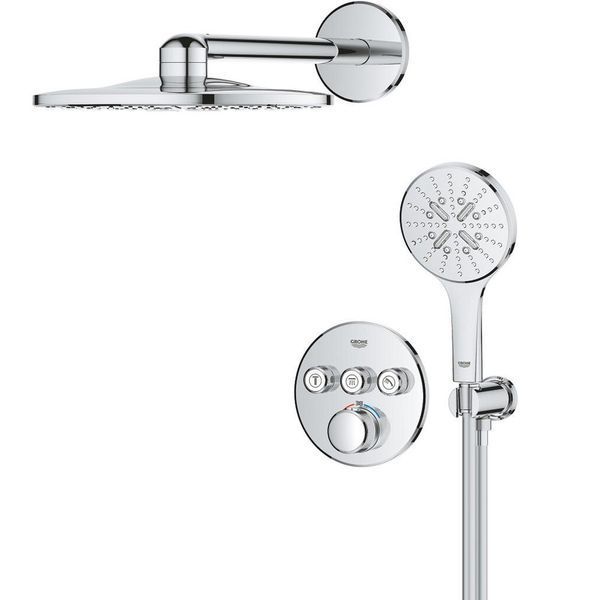 Душова система Grohe 34863000 GRT SmartControl 310 на 3 виходи, кругла 553724 фото