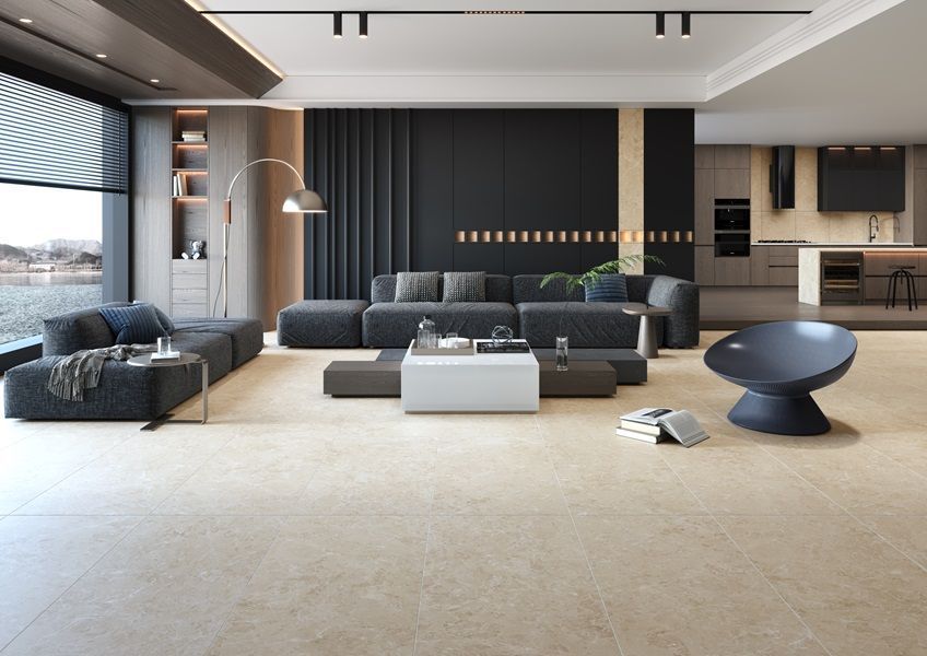 Керамограніт Ceramica Deseo Delia Cream Matt Rect 119.8x59.8 см 580728 фото