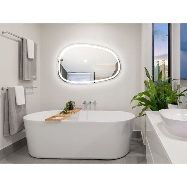 Дзеркало Devit 5415100 Style 1000&times;650 асиметричне, з тачсенсором та LED підсвідкою 546946 фото
