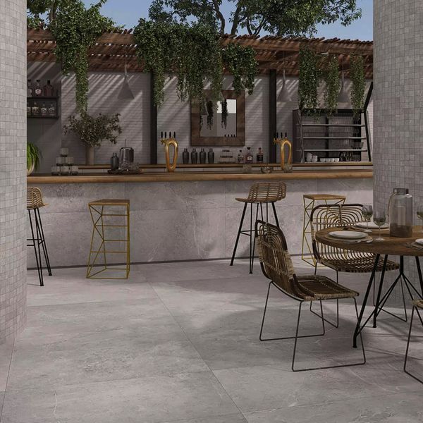 Керамограніт New Tiles Montblanc Gris 120x60 см 564283 фото