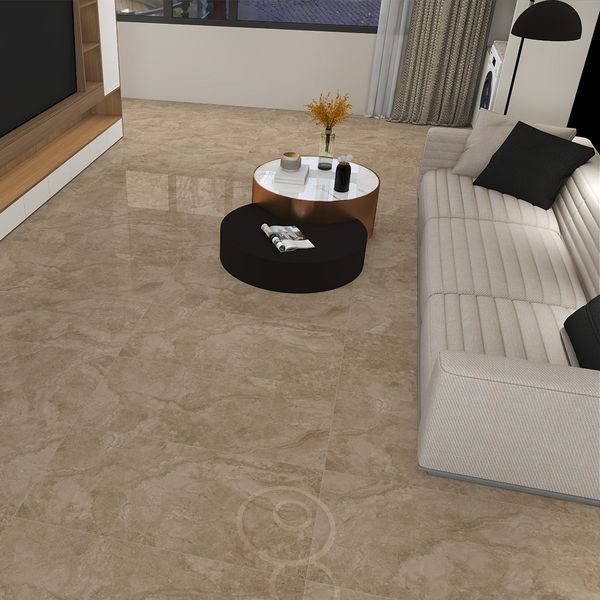 Керамограніт Ceramica Deseo Gravinia Crosscut Light Brown Pol 120x60 см. 598424 фото
