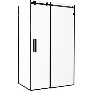 Devit SE2340B ART 3.0 &ndash; Душова кабіна прямокутна, розсувна, 120&times;80 скло прозоре, чорна матова 582310 фото