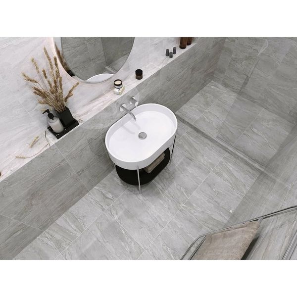 Керамограніт Golden Tile Marmo Milano Сірий 8М2520 60x60 см 575394 фото