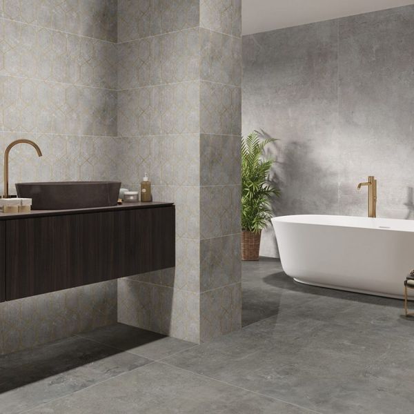 Керамограніт Cerrad Gres Softcement Silver Rect 119.7x59.7 см 467063 фото