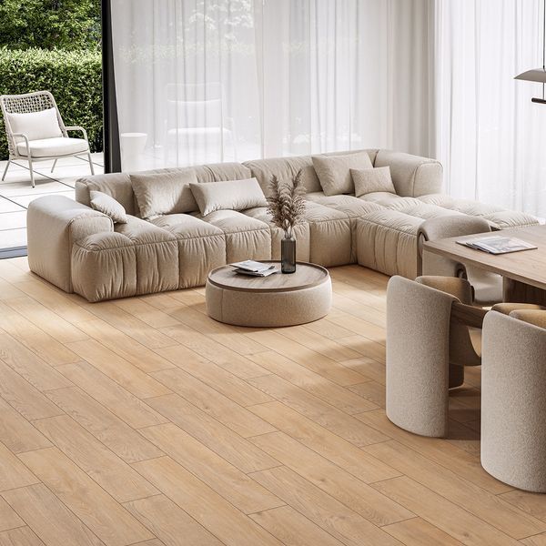 Керамограніт Cerrad Gres Neosimple Cream Rect 119.7x59.7 см. 597500 фото