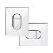 Клавіша змиву Grohe 38844000 Arena Cosmopolitan, Накладна Панель,Хром 378432 фото 3