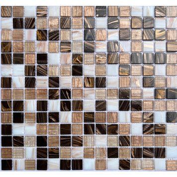 Мозаїка Mozaico De Lux V-Mos Fe070 Luminis Brown 32.7x32.7 см. 598528 фото
