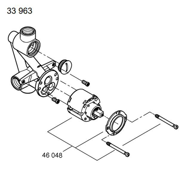 Grohe 33963000 Внутрішня частина змішувача (для 194502433) 563122 фото