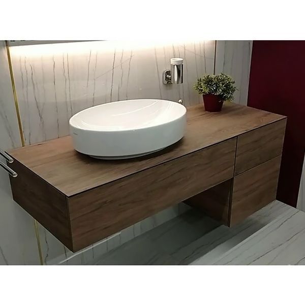 Раковина на стільницю Geberit 500.771.01.2 VariForm овальний, 55x40 см, білий 439531 фото