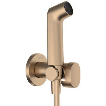 Гігієнічний душ Hansgrohe 29232140 зовнішня частина EcoSmart 1 Jet, brushed bronze 538317 фото