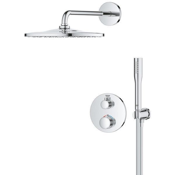 Душова система Grohe 34869000 GRT THM на 2 виходи, кругла, 310 553736 фото