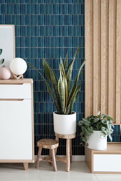 Мозаїка Mozaico De Lux Cl-Mos Gtta27602(Bhzx08240) Blue 30x29.6 см 590809 фото