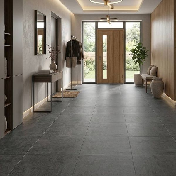 Керамограніт Ceramica Deseo Industrial Black 42x42 см. 609047 фото