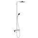 Душова система Hansgrohe 24230000 Pulsify Showerpipe 260 1jet з термостатом для ванни ShowerTablet 400, хром 514767 фото 1