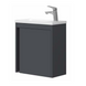 Тумба з умивальником Devit 063050A SMALL 50, антрацит мат 500x250x508 548191 фото 1