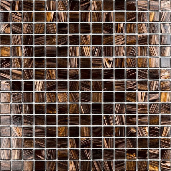 Мозаїка Mozaico De Lux V-Mos Jd005 Dark Goldstone 32.7x32.7 см 343966 фото